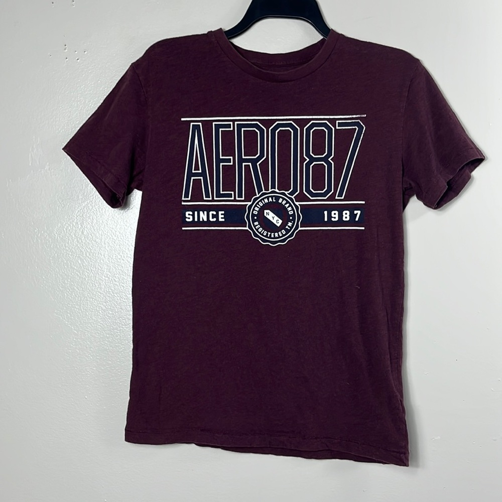 Aeropostale purple/red t shirt size XS